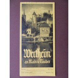 Prospekt Wertheim an Main u. Tauber 1937