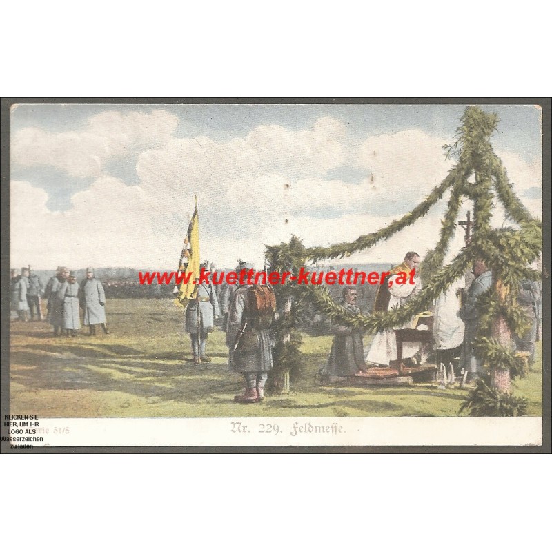 AK - Feldmesse Nr. 229 - Kriegshilfe München AK - Feldmesse Nr. 229 - Kriegshilfe München