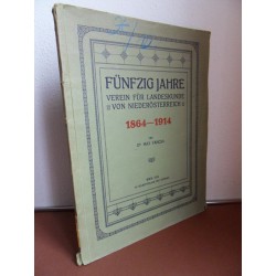 Fünfzig Jahre Verein für Landeskunde (1864 - 1914)