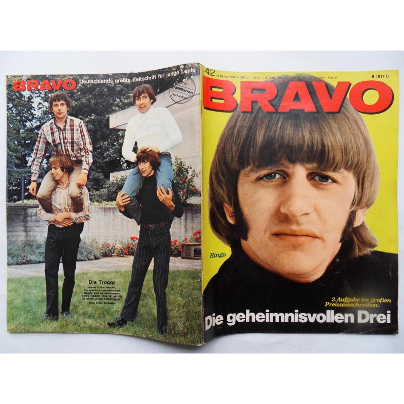 BRAVO - 42 / 1966 mit Starschnitt Roy Black