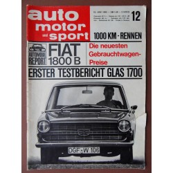 auto-motor-sport 11. Jg. / Nr. 12 / 12.06.1965
