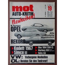 mot auto-kritik 12. Jg. / Nr. 19 / 10.09.1966