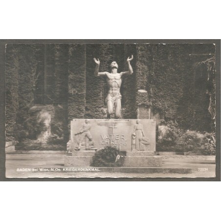 AK - Baden bei Wien - Kriegerdenkmal