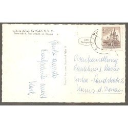 AK - Theresienfeld - Schulgebäude mit Eingang