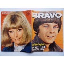 BRAVO - Nr. 45 / 1966 mit Starschnitt Roy Black1
