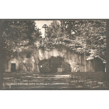 AK - Wallfahrtskirche Maria Ellend - Lourdesgrotte