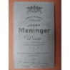 Card de Visit -Porträtfotografie eines jungen Mannes - Meninger - Wien