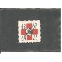 Werbemarke / Reklamemarke - Rotes Kreuz 1867 - 1927
