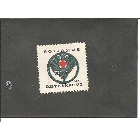 Werbemarke / Reklamemarke - 60 Jahre Roteskreuz
