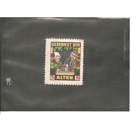 Werbemarke / Reklamemarke - Gedenket der Alten