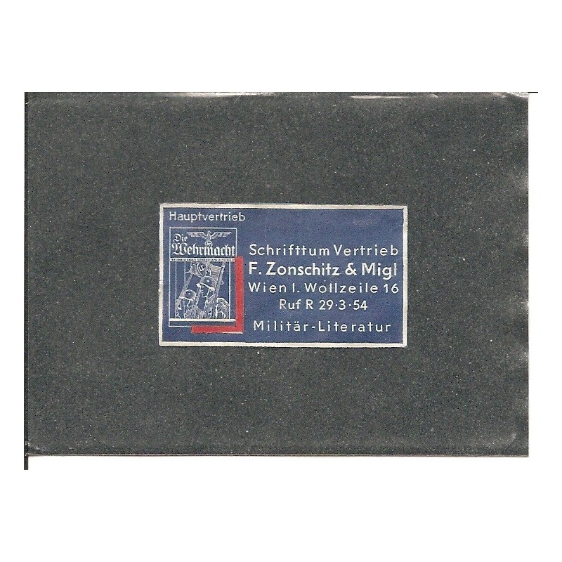 Werbemarke / Reklamemarke - Die Wehrmacht - Militär-Literatur - blau