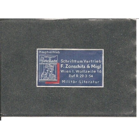 Werbemarke / Reklamemarke - Die Wehrmacht - Militär-Literatur - blau