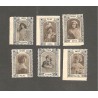 Werbemarke / Reklamemarke - 6 Stück Frauenportraits
