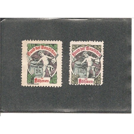 Werbemarke / Reklamemarke - Bund d. Deutschen in Böhmen
