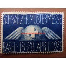 Werbemarke / Reklamemarke - Reklamemarke Schweizer Mustermesse 1925