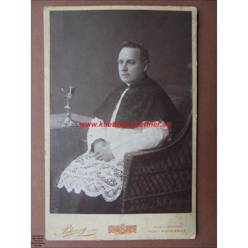 5537 Kabinettformat - Seelsorger J. Mörzinger - Pokorny - Wien (1917) 5537 Kabinettformat - Seelsorger J. Mörzinger - Pokorny - Wien (1917)