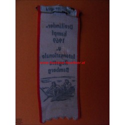 Anstecknadel Dreiländerkampf 1969 - Intern. Regatta Bamberg