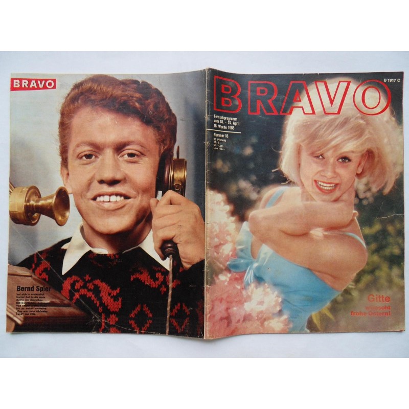 BRAVO - Nr. 16 / 1965 mit Starschnitt Cliff Richard1