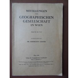 Mitteilungen der Geographischen Gesellschaft in Wien Band 82, Nr. 9-12(1939)