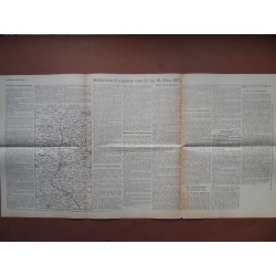 Kriegskarte sämtl. Kriegsschauplätze mit Chronik Nr. 128 (1917)