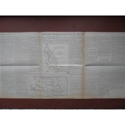 Kriegskarte sämtl. Kriegsschauplätze mit Chronik Nr. 133 (1917)