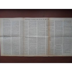 Kriegskarte sämtl. Kriegsschauplätze mit Chronik Nr. 134 (1917)