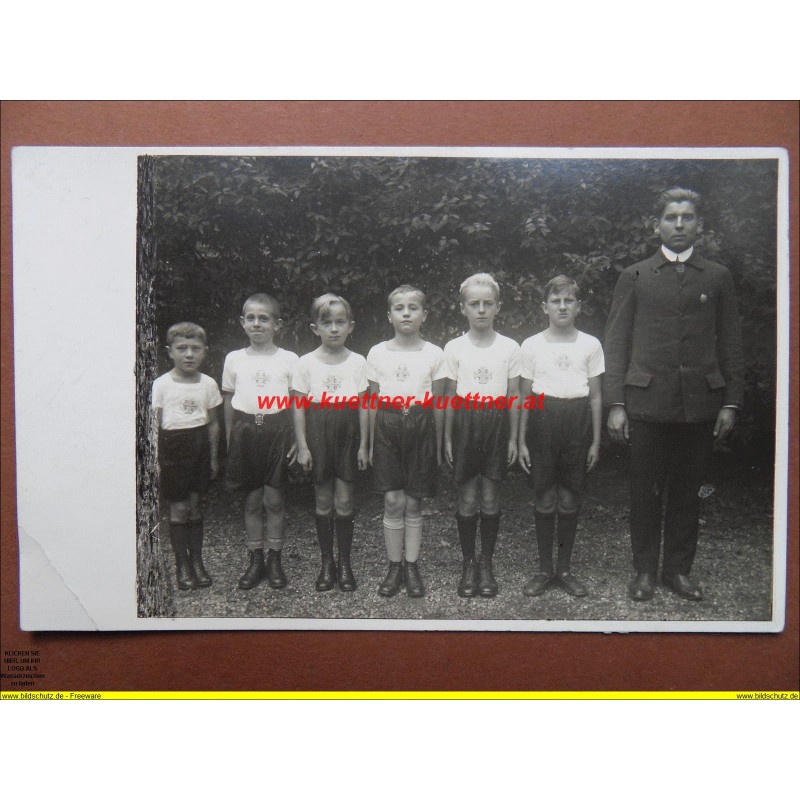 AK - Foto - Deutschösterreichischer Turnerbund - Kindergruppe (9cm x 14cm)