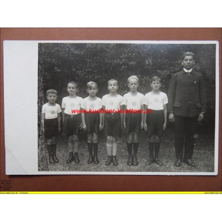 AK - Foto - Deutschösterreichischer Turnerbund - Kindergruppe (9cm x 14cm)