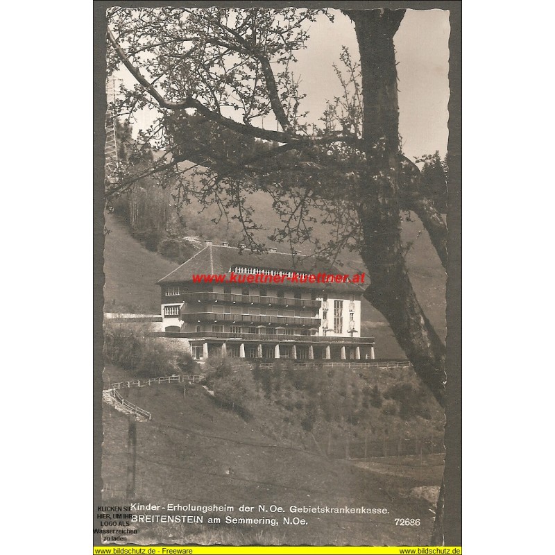 AK - Breitenstein am Semmering - Kinder-Erholungsheim AK - Breitenstein am Semmering - Kinder-Erholungsheim