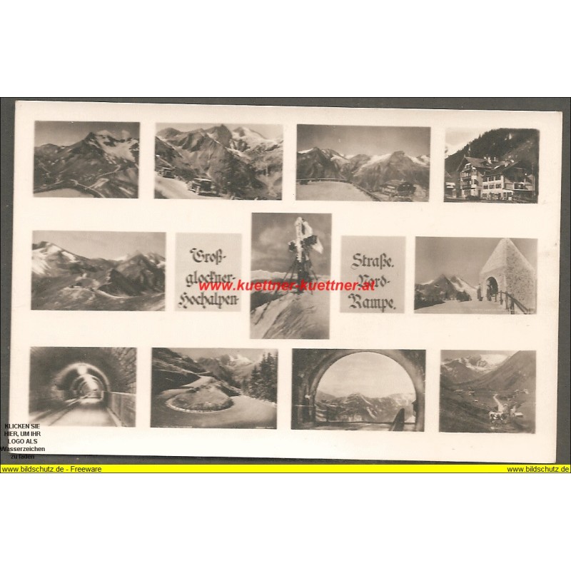 AK - Grossglockner Hochalpenstrasse mit Nordrampe AK - Grossglockner Hochalpenstrasse mit Nordrampe