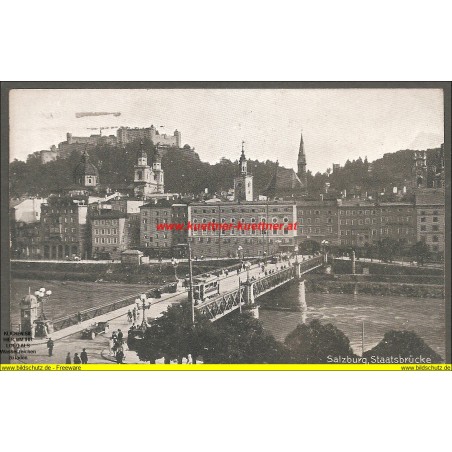 AK - Salzburg, Staatsbrücke - 1933