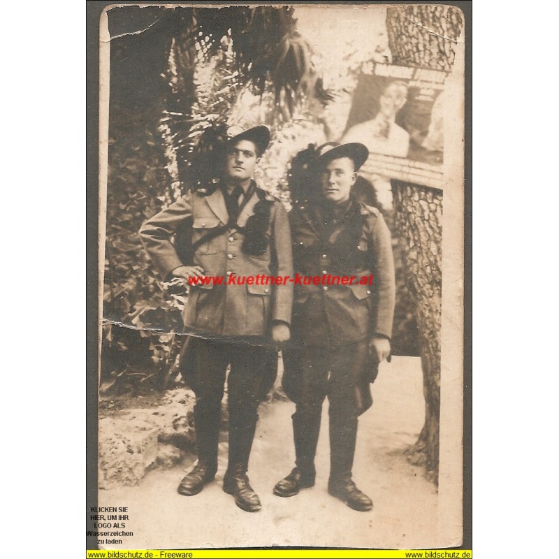 AK - Foto I WK - Bersaglieri, Infanterie, Italien, Palermo AK - Foto I WK - Bersaglieri, Infanterie, Italien, Palermo