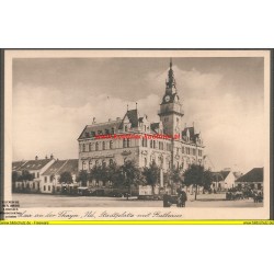 AK - Laa a. d. Thaya - Stadtplatz mit Rathaus