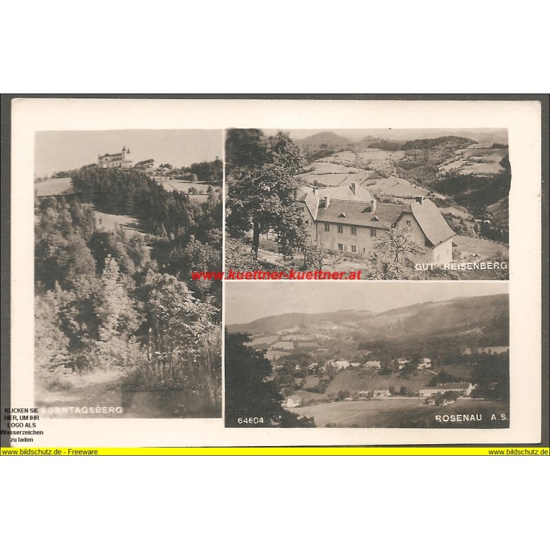 AK - Rosenau - Gut Reisenberg - Sonntagsberg