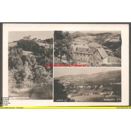 AK - Rosenau - Gut Reisenberg - Sonntagsberg