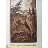 Radierung von Helmut Nowak / signiert und datiert / 32/100 / 1987