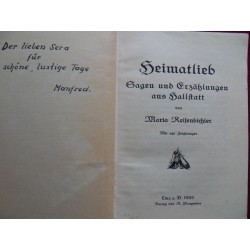 Heimatlieb - Sagen und Erzählungen aus Hallstatt (1926)