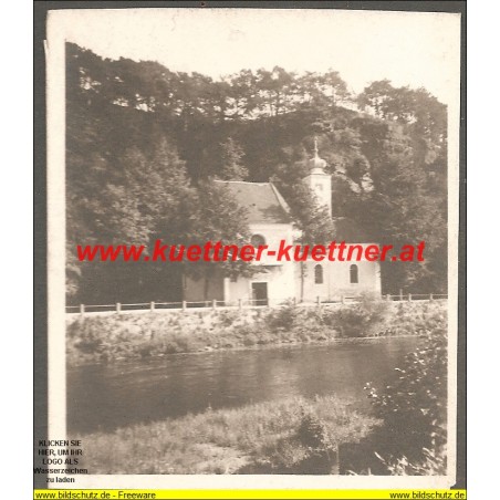 Foto - Kamegg - Mariabründlkapelle - 30er Jahre (10cm x 8,5cm) 