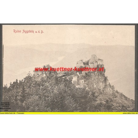 AK - Ruine Aggstein a. d. Donau