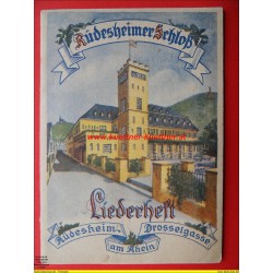 Liederheft - Ruedesheimer Schloss