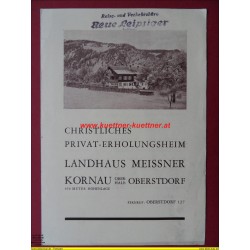 Prospekt Landhaus Meissner - Kronau