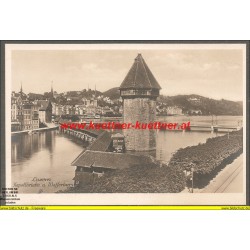 AK - Luzern - Kapellbrücke u. Wasserturm (CH) 
