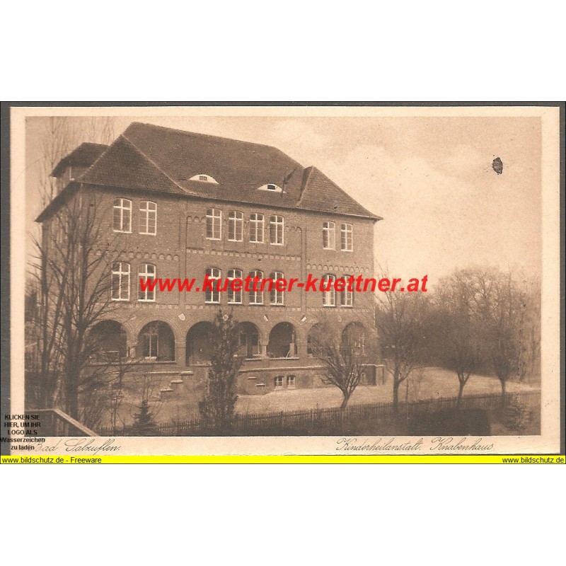 AK - Bad Salzuflen - Kinderheilanstalt - Knabenhaus (NW)