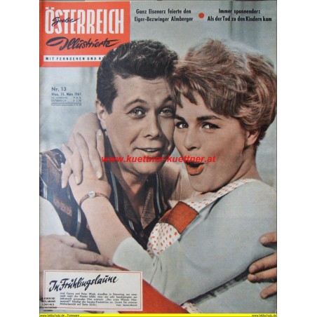 Große Österreich Illustrierte Nr. 13 / 1961 (Peter Weck, Conny Froboess)