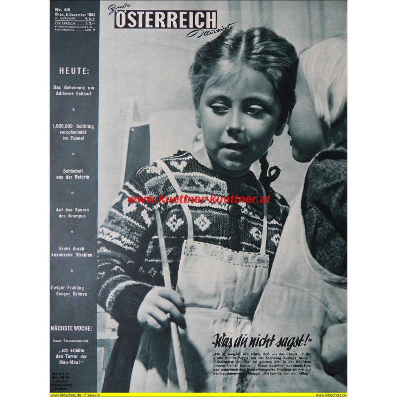 Große Österreich Illustrierte Nr. 49 / 1952 