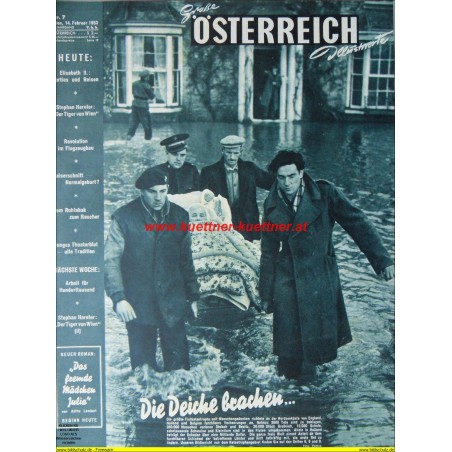 Große Österreich Illustrierte Nr. 7 / 1953 (Flutkatastrophe Nordsee)