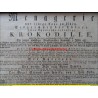 Ankündigungszettel - Menagerie nur einige Tage zu sehen (um 1820)