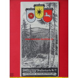 Shell Straßenkarte Reisedienst