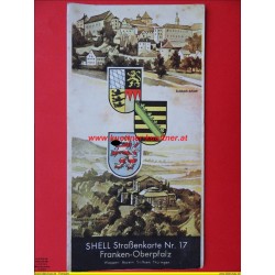 Shell Straßenkarte Nr. 17 Franken - Oberpfalz