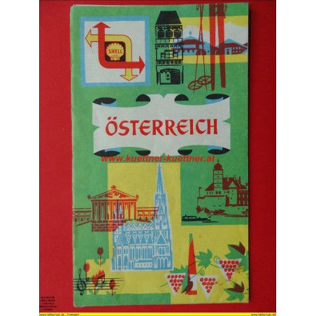 Shell Touring Karte Oesterreich - Austria